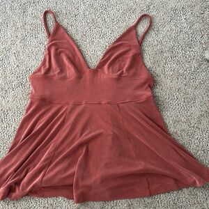 Salmon Red Tank Top